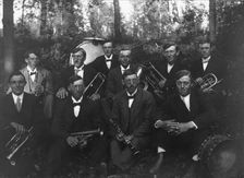 Lima Music Choir, Britt Edvin, Emil Samuelsson, Leonard Hansson, Mill- Johan Olsson...., 1917. Creator: Leonard Hansson