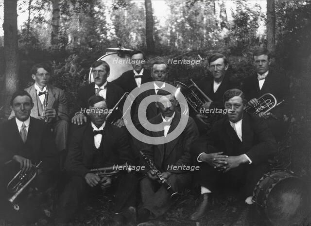 Lima Music Choir, Britt Edvin, Emil Samuelsson, Leonard Hansson, Mill- Johan Olsson...., 1917. Creator: Leonard Hansson.