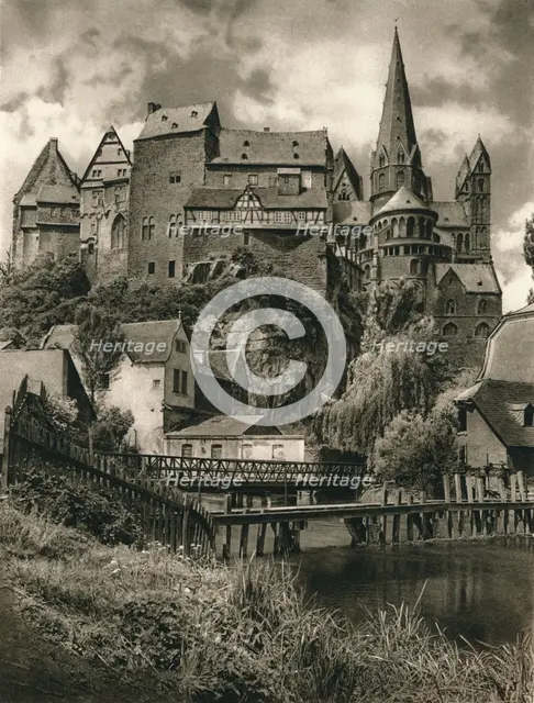 'Limburg - Castle and Cathedral', 1931. Artist: Kurt Hielscher.
