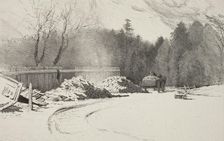 Lime Burning, 1919. Creator: Bolton Coit Brown