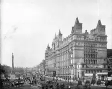 Lime Street, Liverpool, England, late 19th century.Artist: John L Stoddard