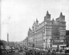 Lime Street, Liverpool, England, late 19th century.Artist: John L Stoddard
