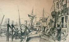 Limehouse 1859, (1904). Artist: James Abbott McNeill Whistler