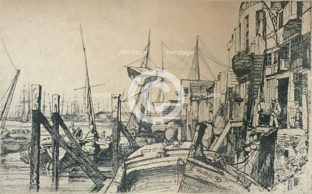 'Limehouse', 1859, (1904). Artist: James Abbott McNeill Whistler.