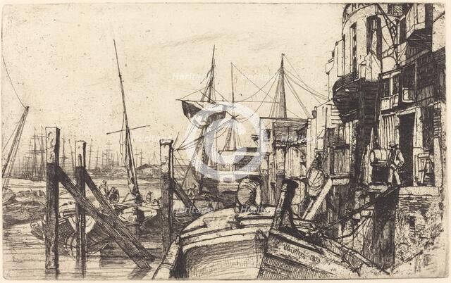 Limehouse, 1859. Creator: James Abbott McNeill Whistler.