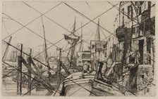 Limehouse, 1859. Creator: James Abbott McNeill Whistler