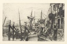 Limehouse, 1859. Creator: James Abbott McNeill Whistler