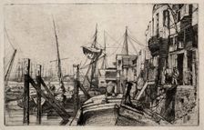 Limehouse, 1859. Creator: James McNeill Whistler (American, 1834-1903)