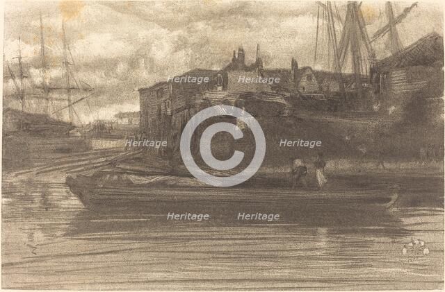 Limehouse, 1878. Creator: James Abbott McNeill Whistler.