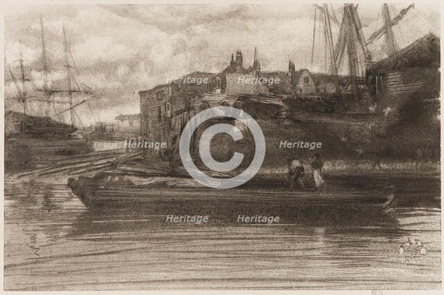 Limehouse, 1878. Creator: James Abbott McNeill Whistler.