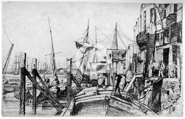 'Limehouse', 19th century (1904).Artist: James Abbott McNeill Whistler