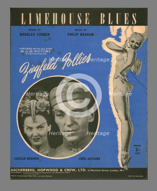 Limehouse Blues, sheet music, 1945. Creator: Unknown.