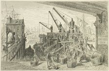 Limehouse Dock, 1872. Creator: Albert Doms