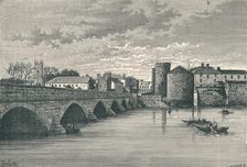Limerick - Thomond Bridge and King John's Castle, 1896