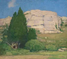 Limestone Mountains, Les Beaux, 1928. Creator: Werner von Hausen