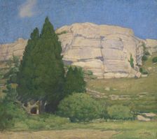 Limestone Mountains, Les Beaux, 1928. Creator: Werner von Hausen