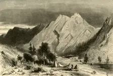 Limestone Formation, on Pitt River 1872. Creator: Alfred Harral