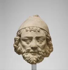 Limestone Head of Joseph, French, ca. 1230. Creator: Unknown