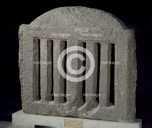 Limestone lattice for a window, XVIIIth Dynasty (c1540-c1292 BC). Artist: Unknown.