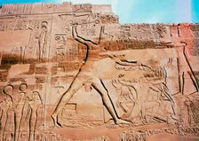 Limestone relief of Pharaoh Seti I, Karnak, Egypt, c1290-c1279 BC