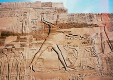 Limestone relief of Pharaoh Seti I, Karnak, Egypt, c1290-c1279 BC