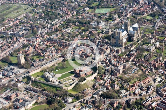 Lincoln Castle and Cathedral, Lincolnshire, 2018. Creator: Emma Trevarthen.