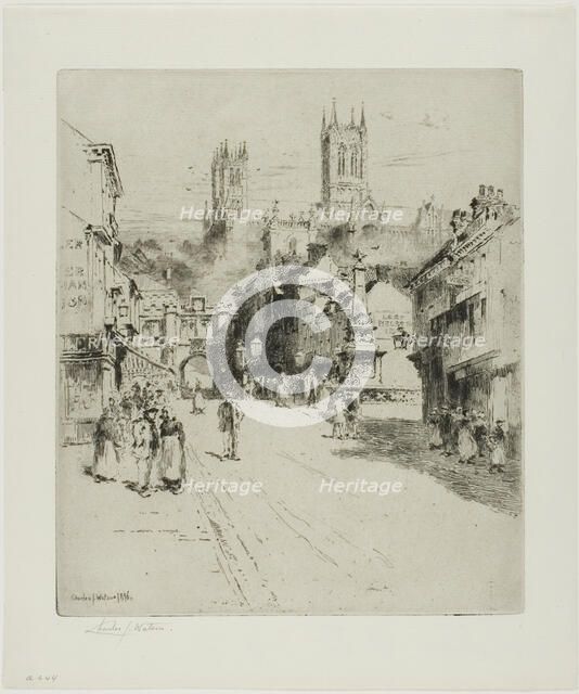 Lincoln Cathedral, 1896. Creator: Charles John Watson.