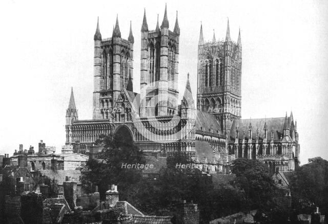 Lincoln Cathedral, 1926. Artist: Unknown