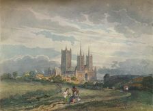 Lincoln Cathedral c1795. Artist: Thomas Girtin