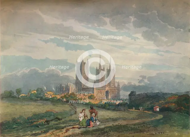 'Lincoln Cathedral', c1795. Artist: Thomas Girtin.