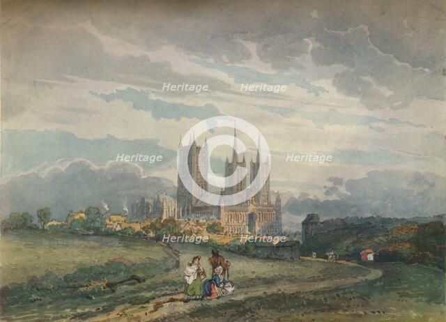 'Lincoln Cathedral', c1795. Artist: Thomas Girtin.
