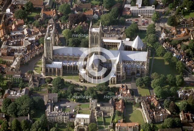 Lincoln Cathedral, Lincolnshire, 1999. Artist: Unknown.