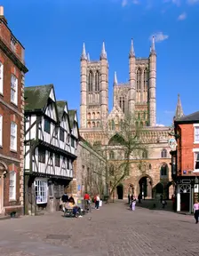 Lincoln Cathedral, Lincolnshire. Creator: Peter Thompson