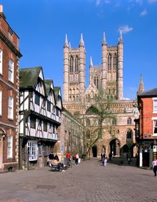 Lincoln Cathedral, Lincolnshire. Creator: Peter Thompson