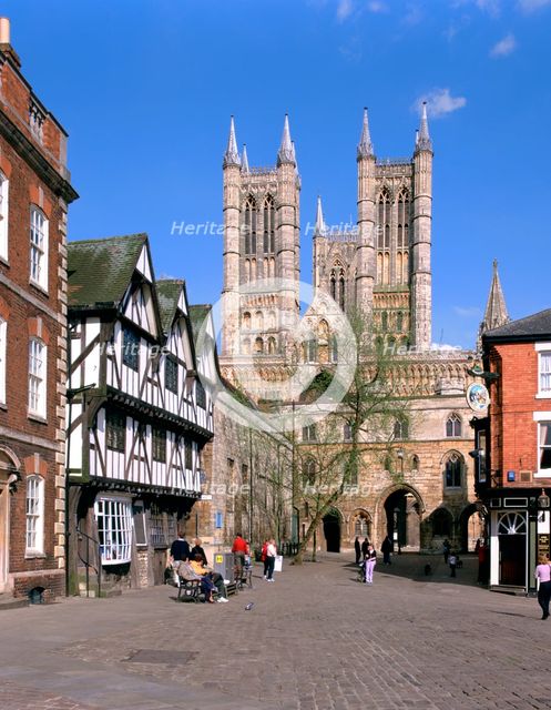Lincoln Cathedral, Lincolnshire. Creator: Peter Thompson.