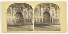 Lincoln Cathedral, South Porch, mid-19th century. Creator: W. Woodward