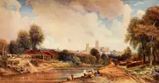 Lincoln early 19th century, (1934). Creator: Peter de Wint