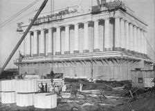 Lincoln Memorial - Under Construction, 1915. Creator: Harris & Ewing