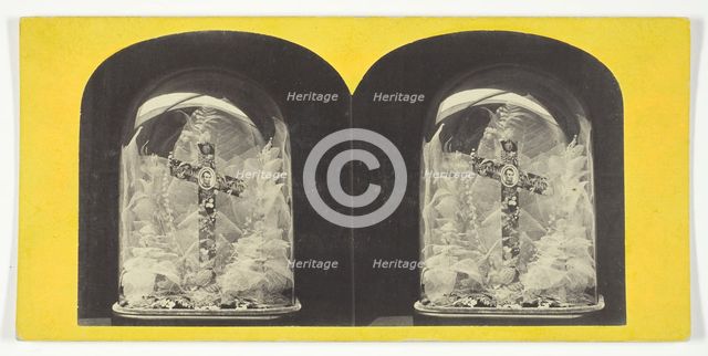 Lincoln Memorial. Dissected Leaves., 1860/69. Creator: Anthony & Company.