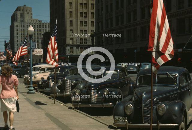 Lincoln, Nebraska, 1942. Creator: John Vachon.