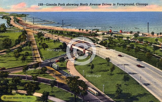 Lincoln Park, Chicago, Illinois, USA, 1941. Artist: Unknown