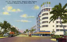 Lincoln Road, Miami Beach, Florida, USA, 1941