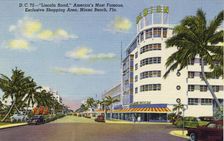 Lincoln Road, Miami Beach, Florida, USA, 1941