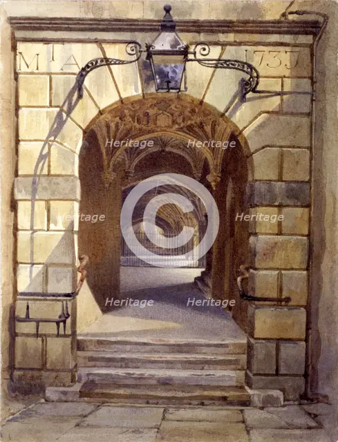 Lincoln's Inn Chapel, London, 1881. Artist: John Crowther
