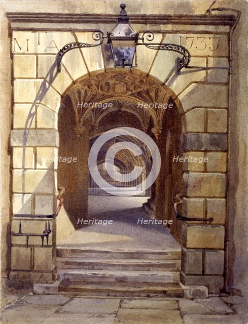 Lincoln's Inn Chapel, London, 1881. Artist: John Crowther