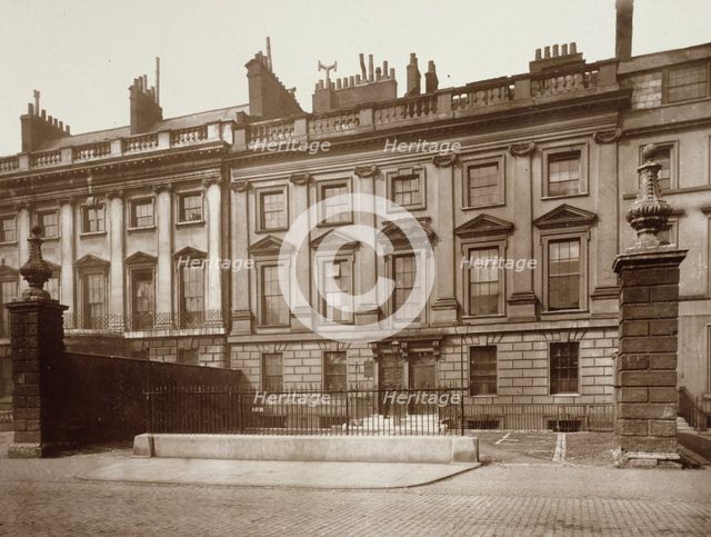 Lincoln's Inn Fields - Lindsey House, c1882. Creator: Henry Dixon & Son.