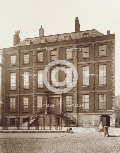 Lincoln's Inn Fields, Newcastle House, 1882. Creator: Henry Dixon & Son.