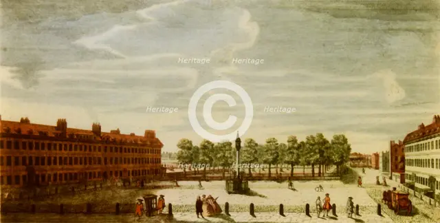 'Lincoln's Inn, of which Bentham became a member in 1817', 1943. Creator: J Marsh.