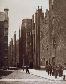 Lincoln's Inn Old Square, c1876. Creator: Alfred & John Bool