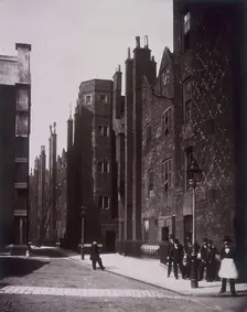 Lincoln's Inn, Old Square, Holborn, London, 1867. Artist: Henry Dixon